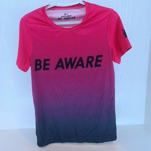 Dutch Bros Be Aware Pink to Black Ombre T-Shirt